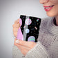 Pink Space Lady Personalised 10oz Mug Alternative Image 6