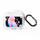 Pink Space Lady Personalised AirPods Clear Case 3rd Gen