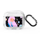 Pink Space Lady Personalised AirPods Glitter Case 3rd Gen