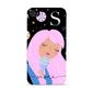 Pink Space Lady Personalised Apple iPhone 4s Case