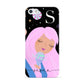 Pink Space Lady Personalised Apple iPhone 5 Case