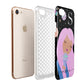 Pink Space Lady Personalised Apple iPhone 7 8 3D Tough Case Expanded View