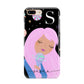 Pink Space Lady Personalised Apple iPhone 7 8 Plus 3D Tough Case