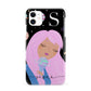 Pink Space Lady Personalised iPhone 11 3D Snap Case