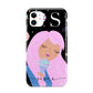 Pink Space Lady Personalised iPhone 11 3D Tough Case