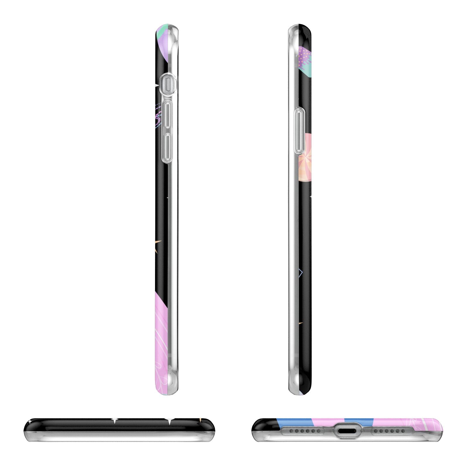 Pink Space Lady Personalised iPhone 11 Pro 3D Tough Case Angle Images