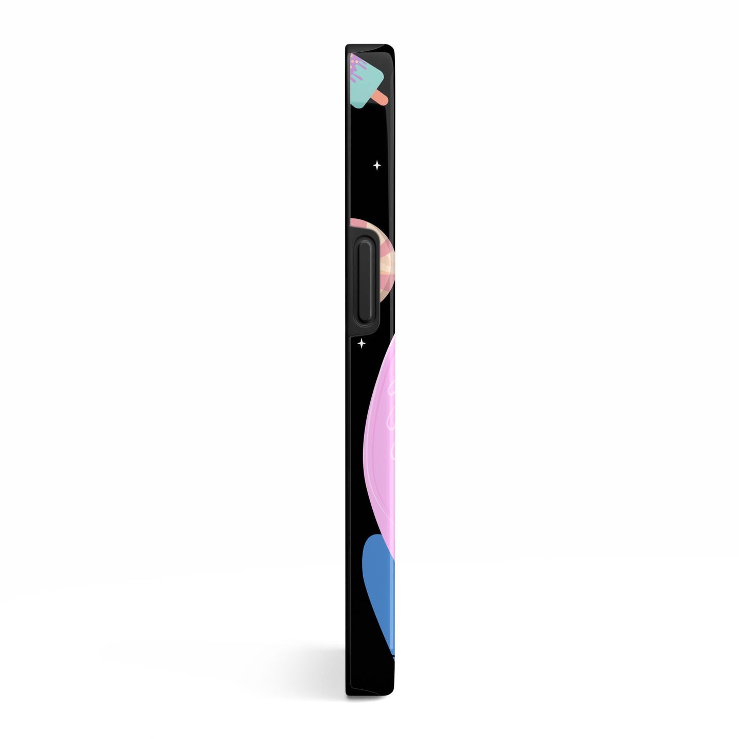 Pink Space Lady Personalised iPhone 13 Side Image 3D Tough Case