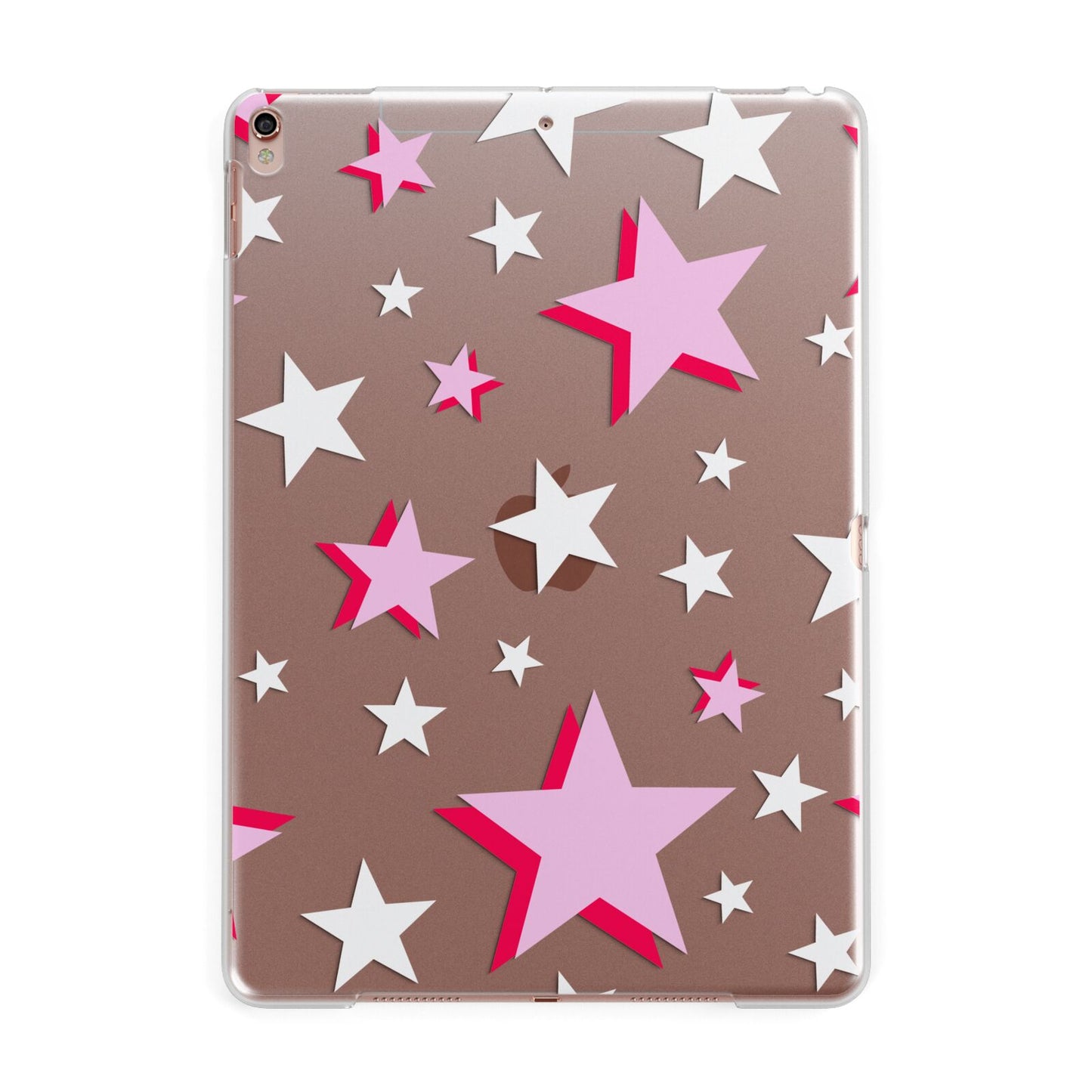 Pink Star Apple iPad Rose Gold Case