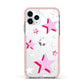 Pink Star Apple iPhone 11 Pro in Silver with Pink Impact Case