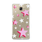 Pink Star Samsung Galaxy A9 2016 Case on gold phone