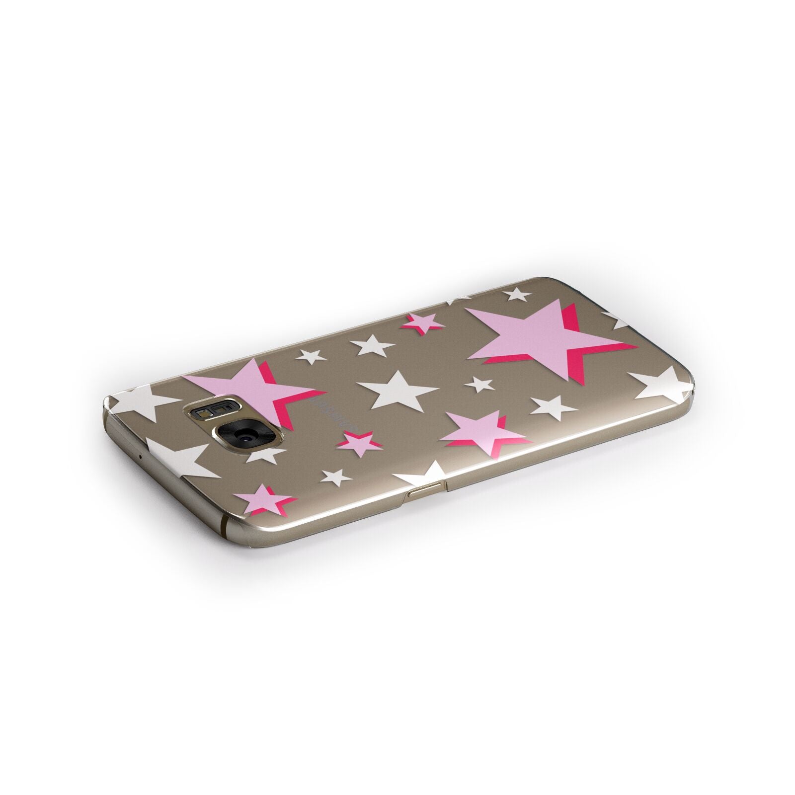 Pink Star Samsung Galaxy Case Side Close Up