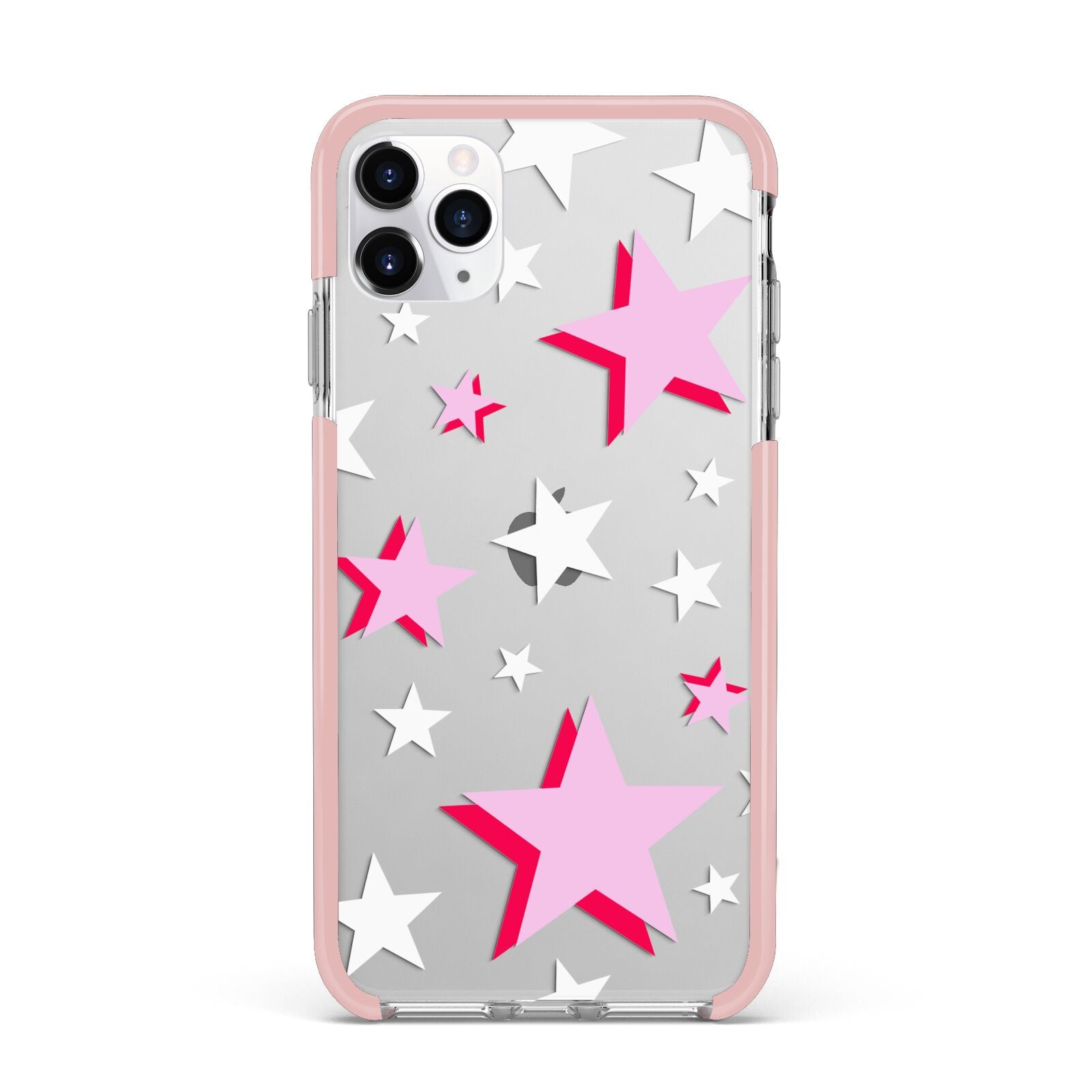 Pink Star iPhone 11 Pro Max Impact Pink Edge Case