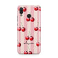 Pink Stripes with Cherries and Text Huawei Nova 3 Phone Case
