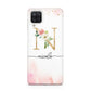 Pink Watercolour Monogram Samsung A12 Case