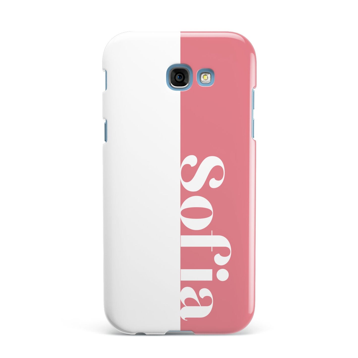 Pink White Personalised Samsung Galaxy A7 2017 Case