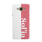 Pink White Personalised Samsung Galaxy A8 Case