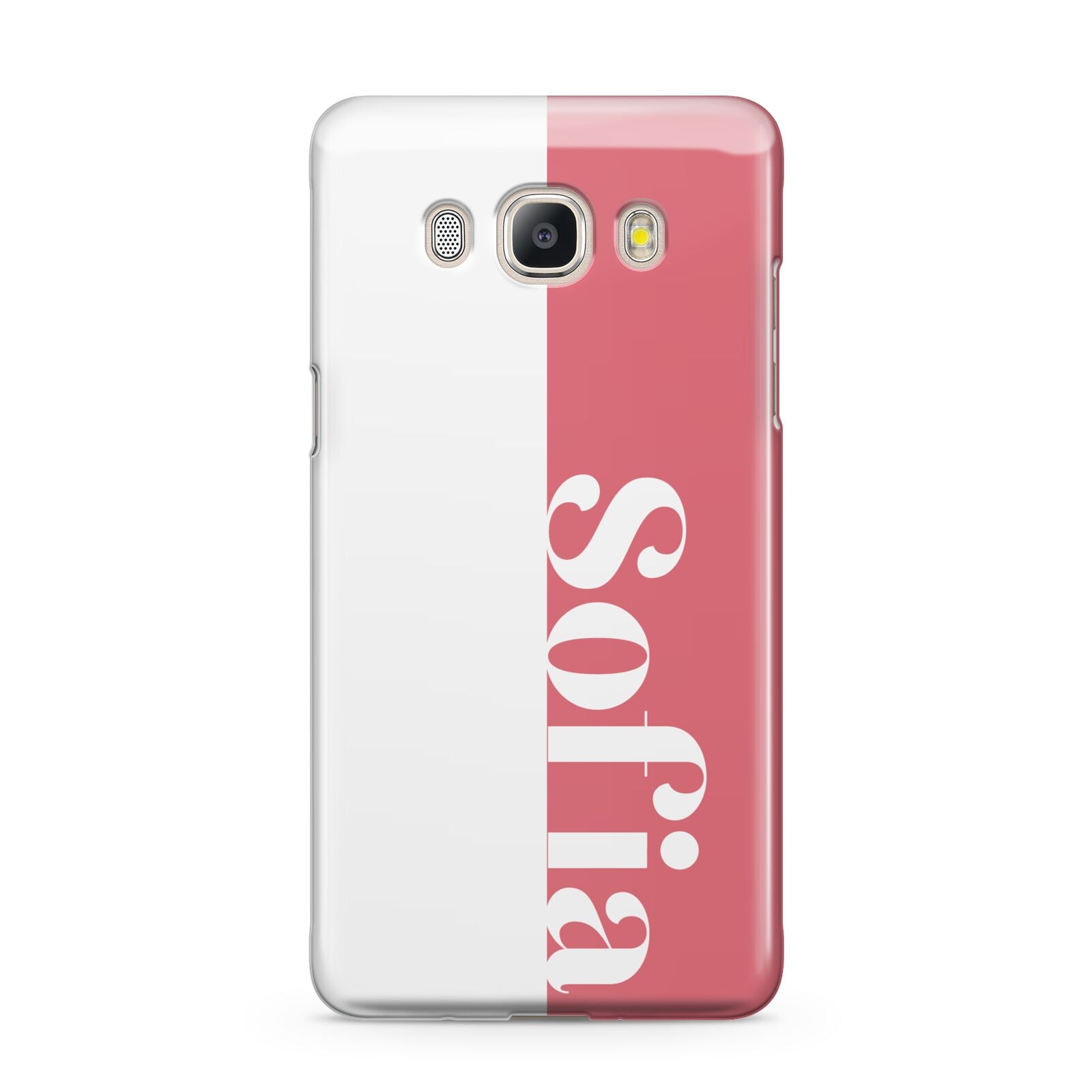 Pink White Personalised Samsung Galaxy J5 2016 Case