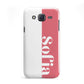 Pink White Personalised Samsung Galaxy J5 Case