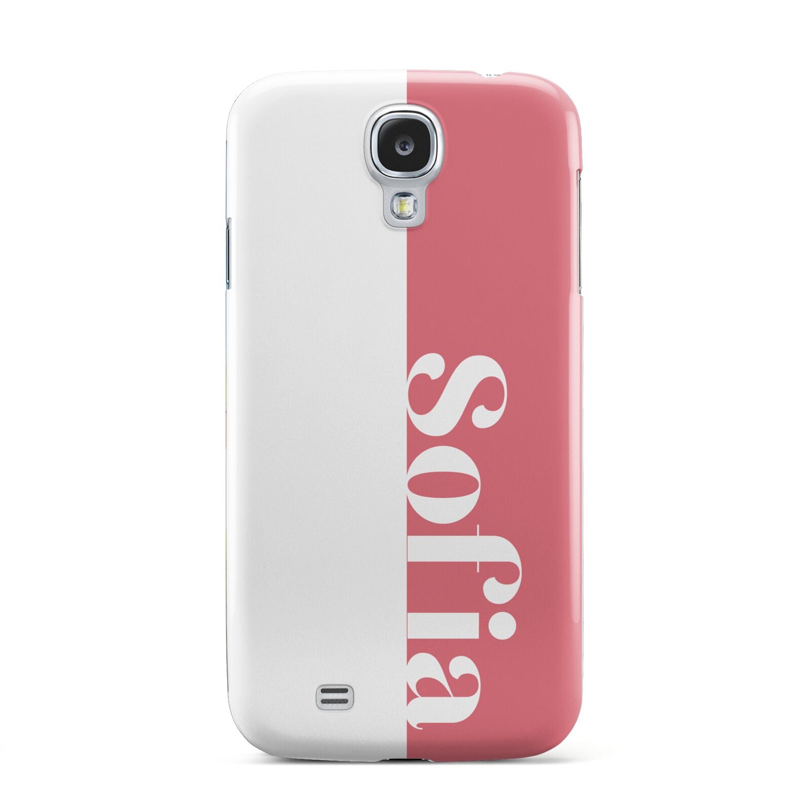 Pink White Personalised Samsung Galaxy S4 Case