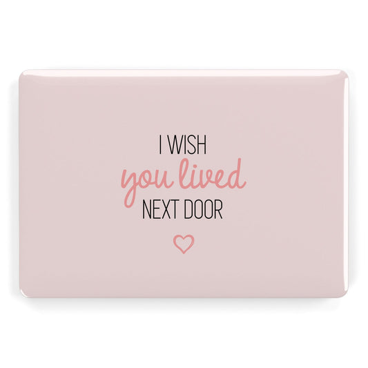 Pink Wish You Were Here Apple MacBook Case