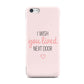Pink Wish You Were Here Apple iPhone 5c Case