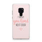 Pink Wish You Were Here Huawei Mate 20 Phone Case
