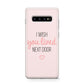 Pink Wish You Were Here Protective Samsung Galaxy Case