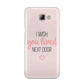 Pink Wish You Were Here Samsung Galaxy A8 2016 Case