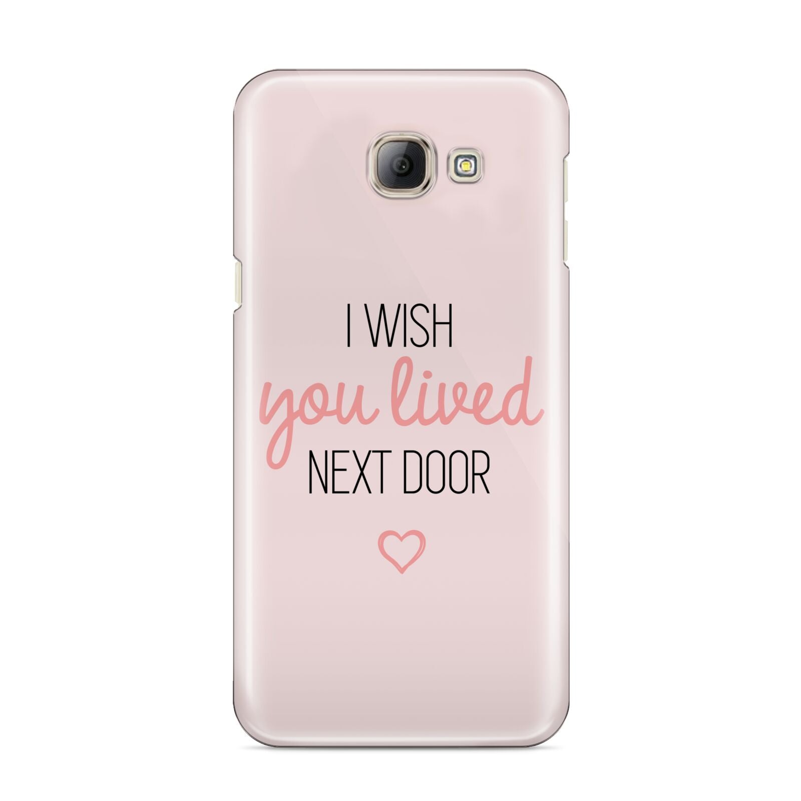 Pink Wish You Were Here Samsung Galaxy A8 2016 Case
