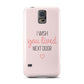 Pink Wish You Were Here Samsung Galaxy S5 Case