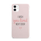 Pink Wish You Were Here iPhone 11 3D Snap Case