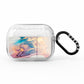Pink and Blue Marble AirPods Pro Glitter Case