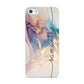 Pink and Blue Marble Apple iPhone 5 Case