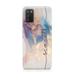 Pink and Blue Marble Samsung A02s Case