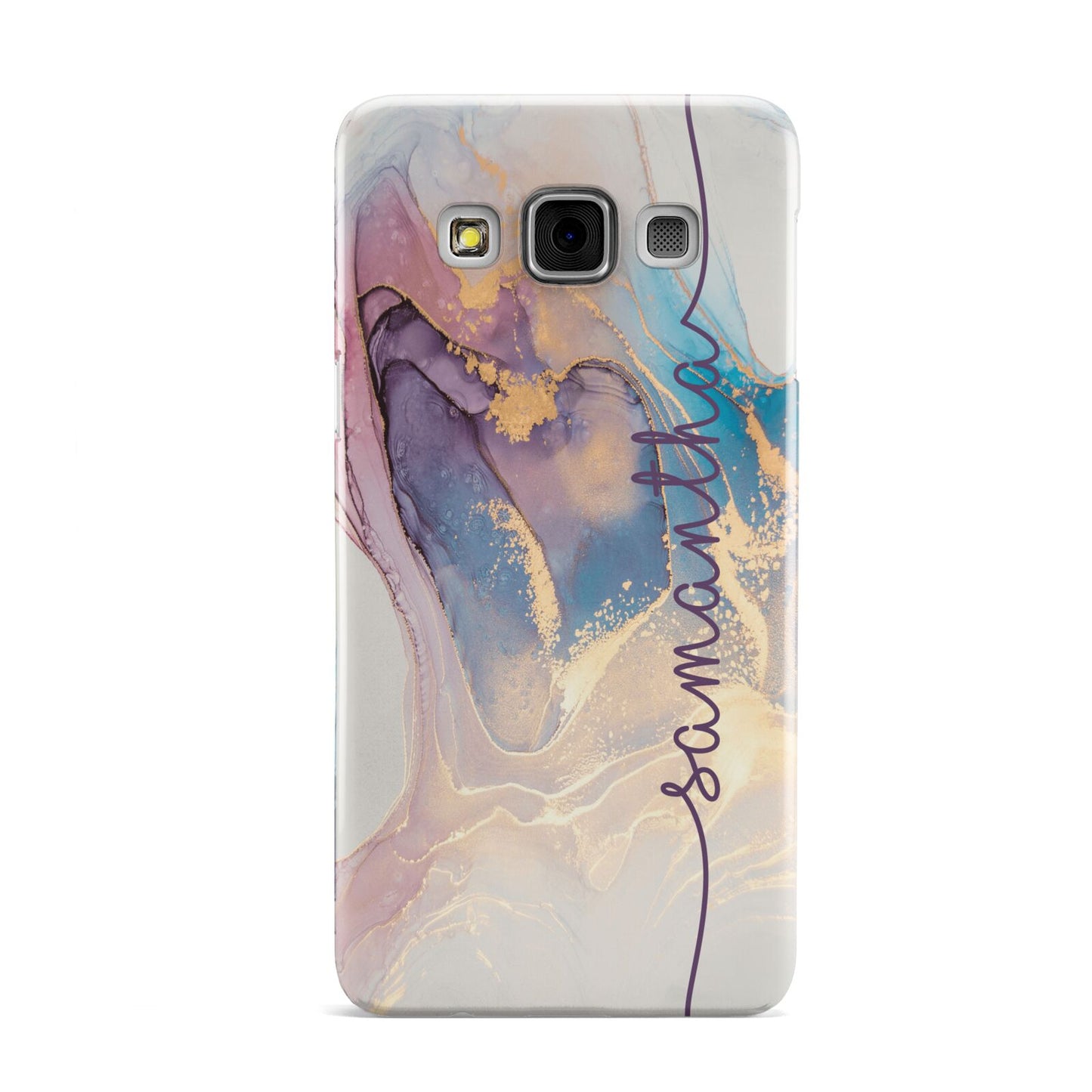Pink and Blue Marble Samsung Galaxy A3 Case