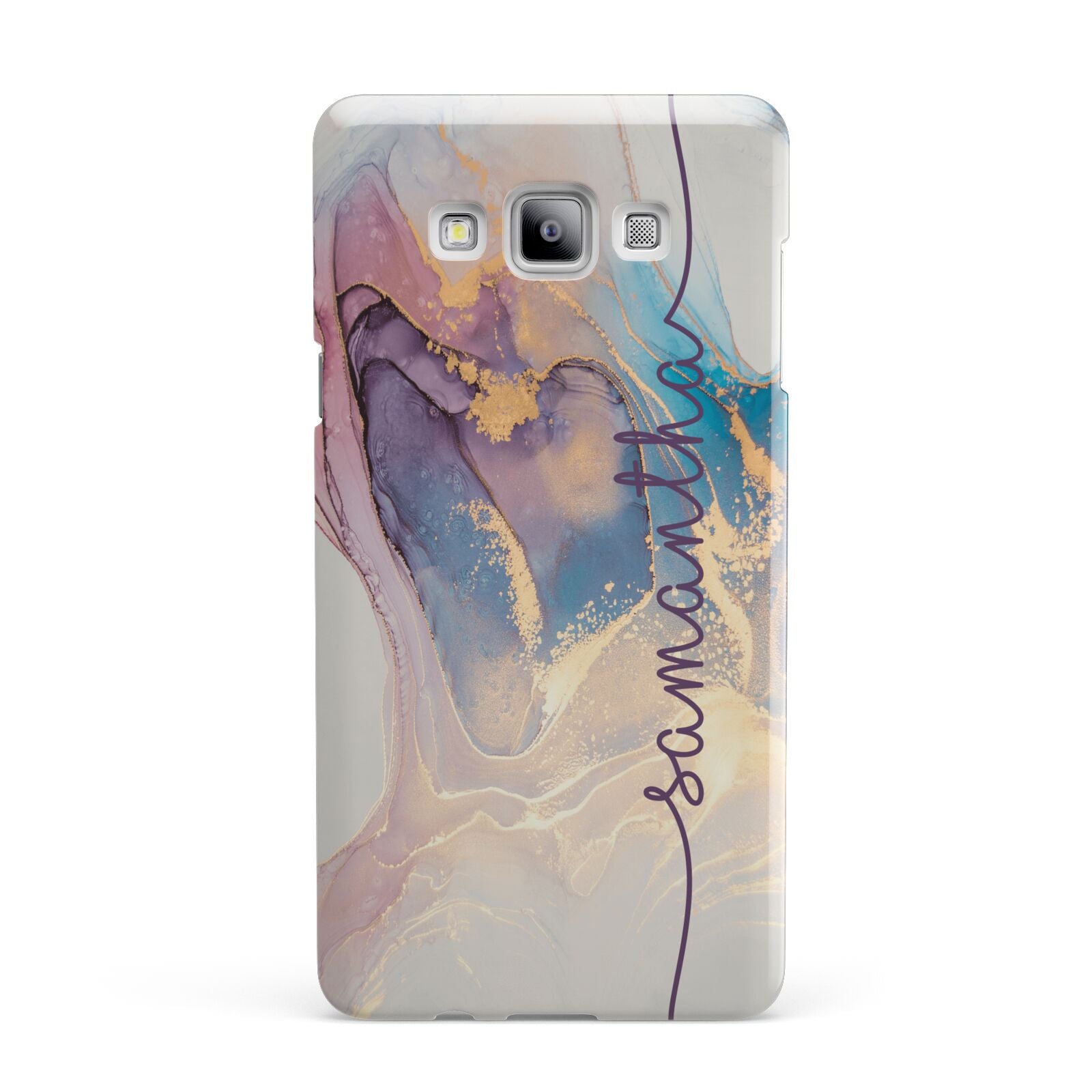 Pink and Blue Marble Samsung Galaxy A7 2015 Case