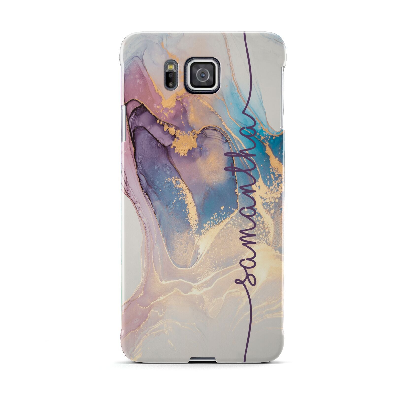 Pink and Blue Marble Samsung Galaxy Alpha Case