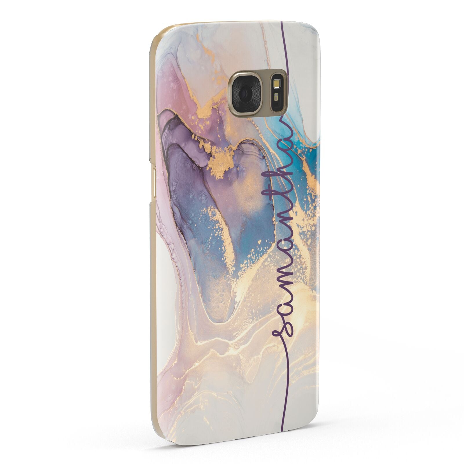 Pink and Blue Marble Samsung Galaxy Case Fourty Five Degrees