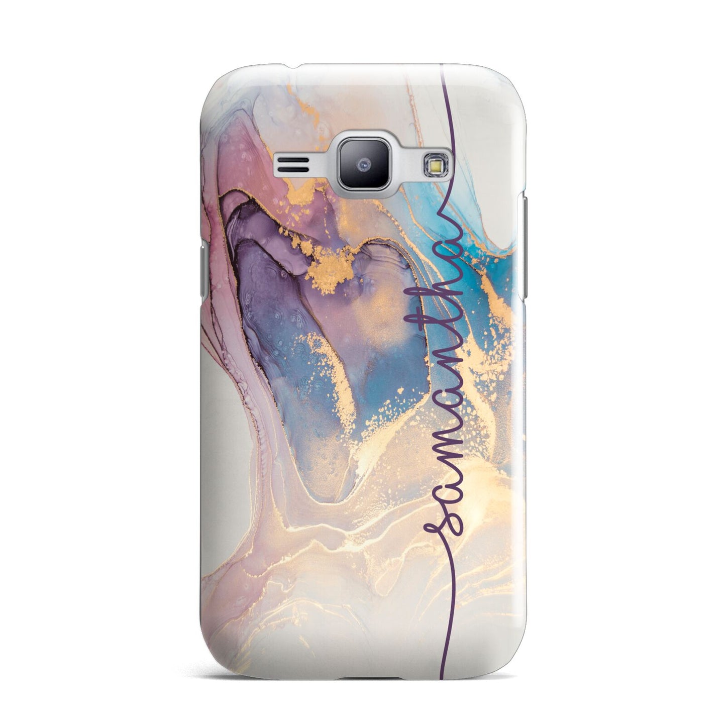 Pink and Blue Marble Samsung Galaxy J1 2015 Case