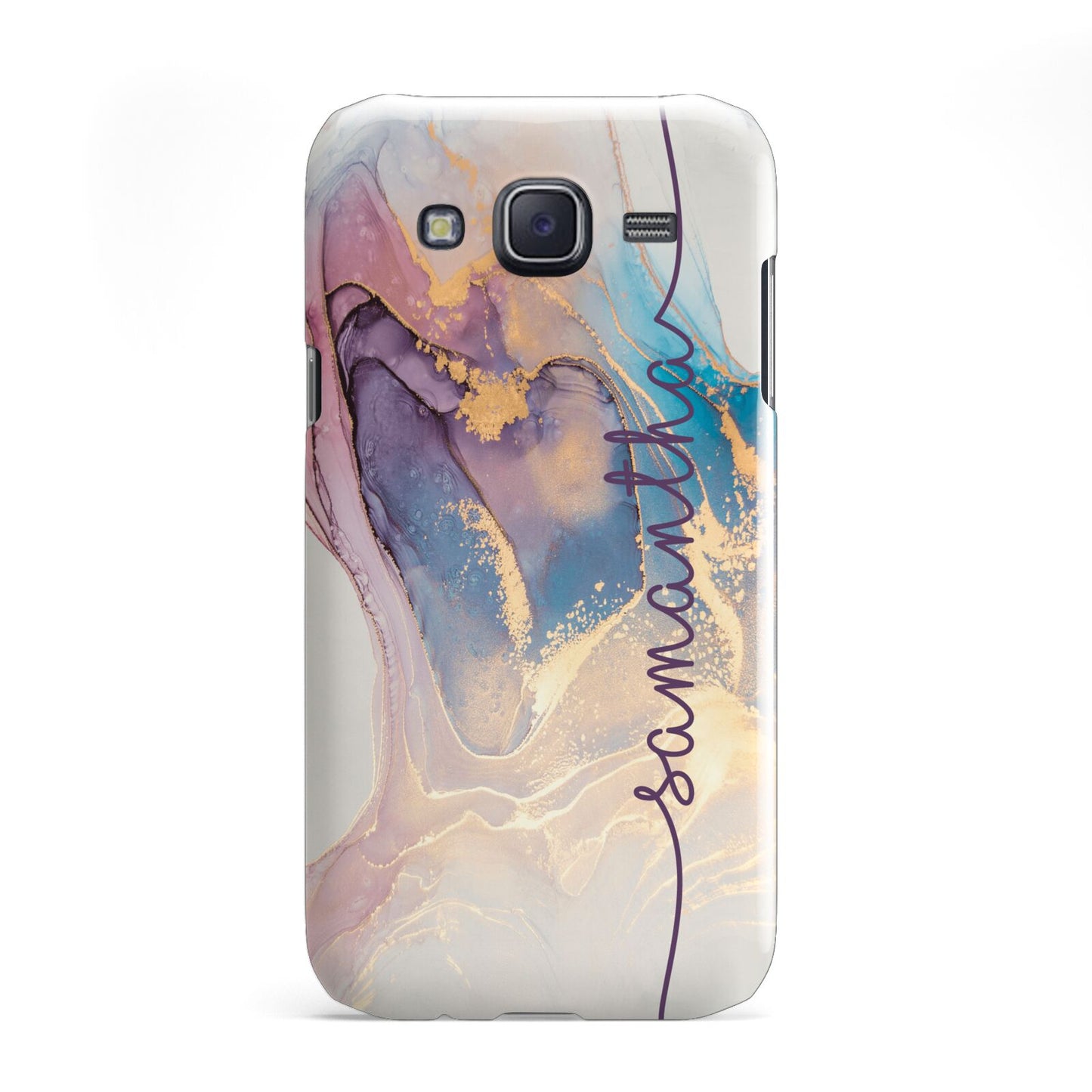 Pink and Blue Marble Samsung Galaxy J5 Case