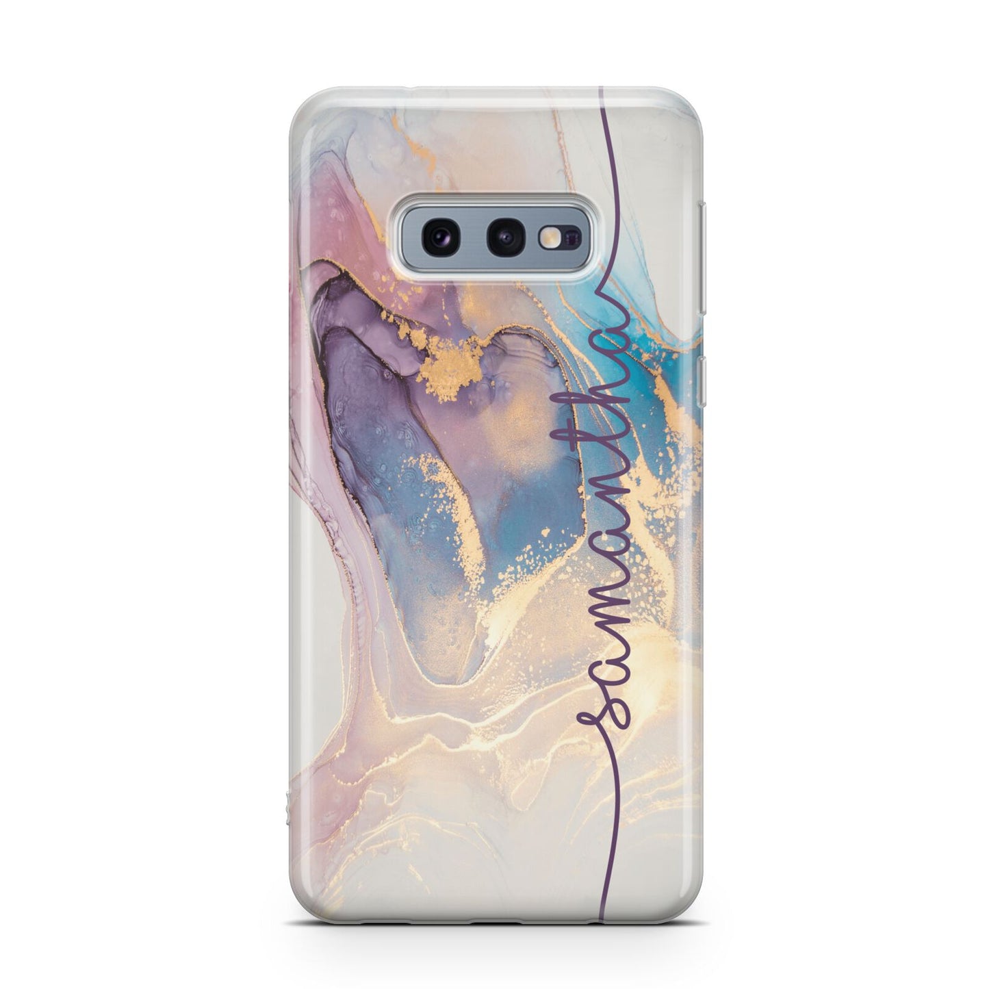 Pink and Blue Marble Samsung Galaxy S10E Case