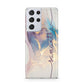 Pink and Blue Marble Samsung S21 Ultra Case