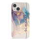 Pink and Blue Marble iPhone 13 Mini Full Wrap 3D Snap Case