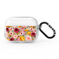 Pink and Mustard Floral AirPods Pro Clear Case