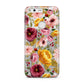 Clear Pink and Mustard Floral Google Pixel Case