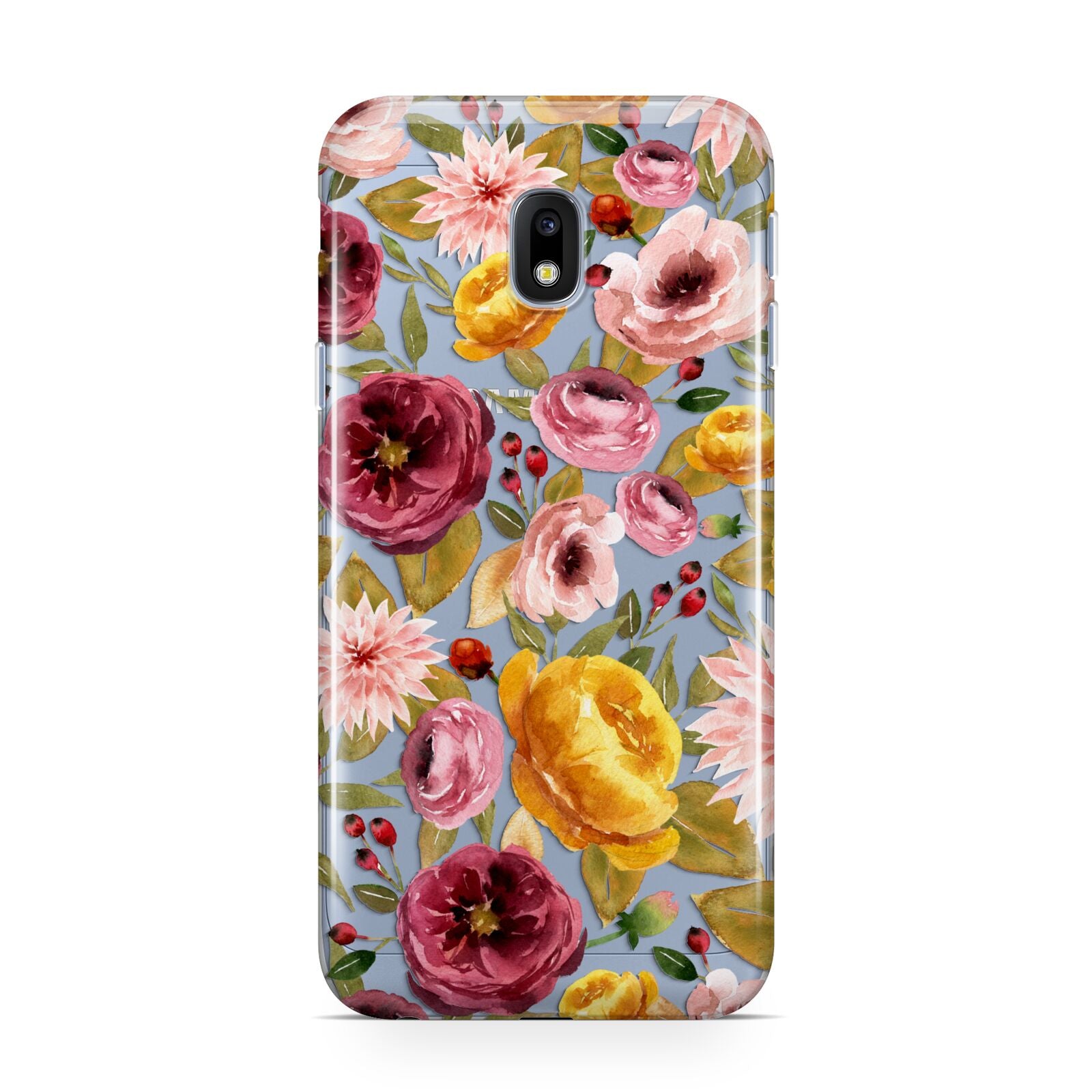 Pink and Mustard Floral Samsung Galaxy J3 2017 Case