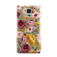 Pink and Mustard Floral Samsung Galaxy Note 4 Case
