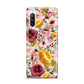 Pink and Mustard Floral Sony Xperia 10 III Case