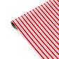 Pink and Red Striped Personalised Gift Wrap