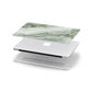 Pistachio Green Marble Apple MacBook Case in Detail